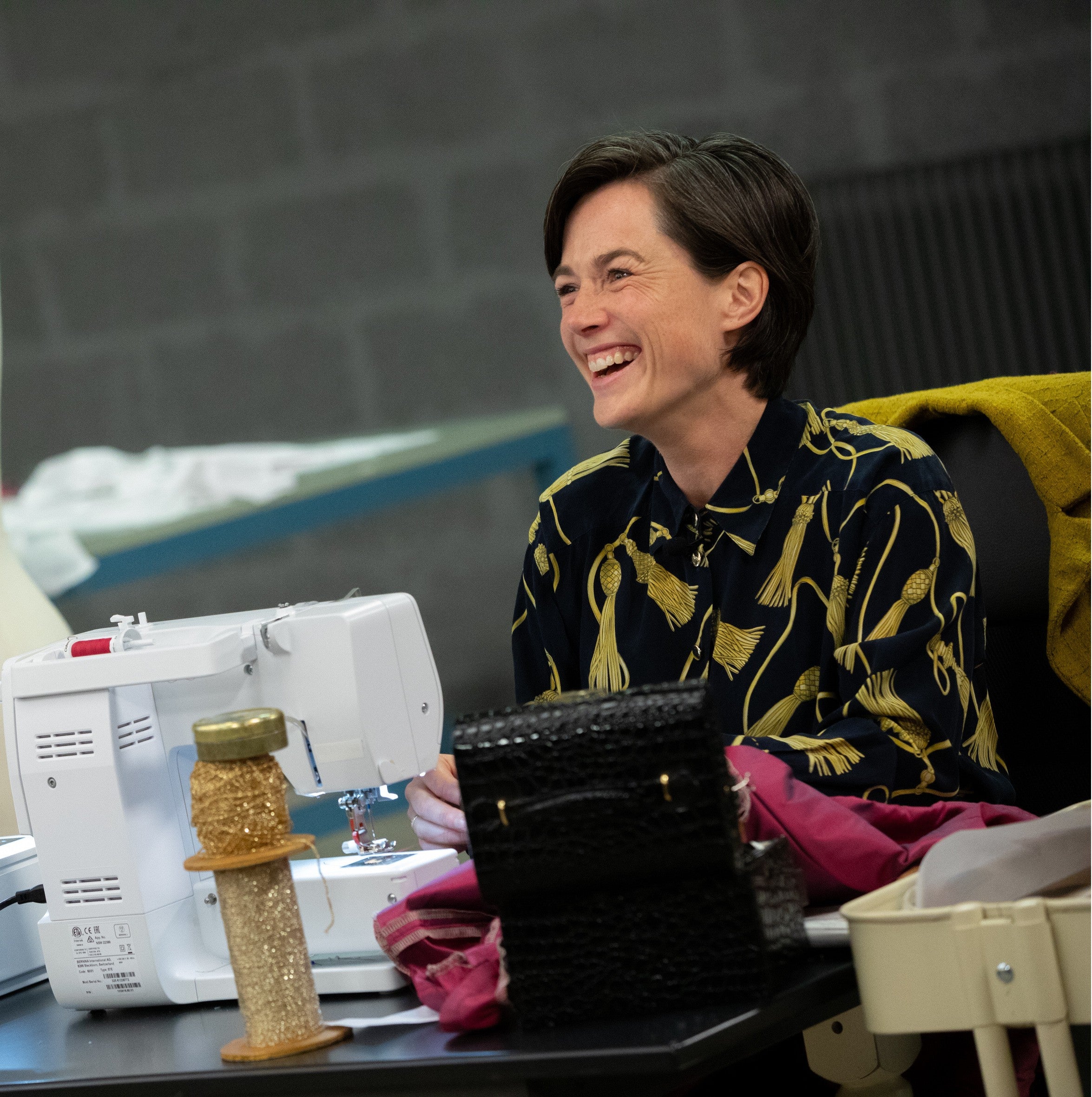 Turi Rudningen sydde seg til finalen i symesterskapet på NRK1 med miljøfokus og arkitektonisk design.